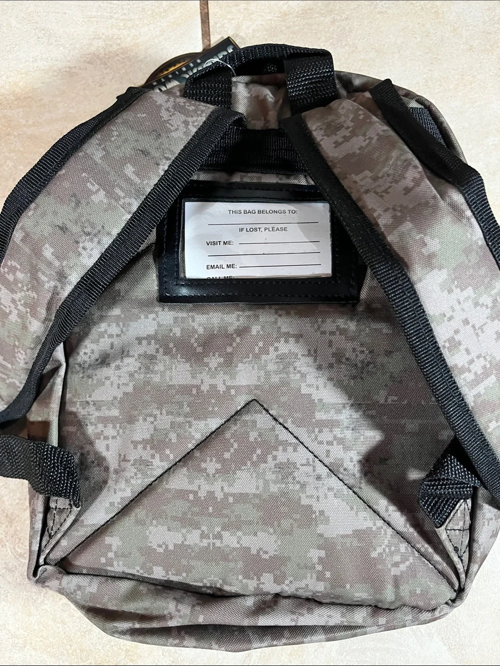 Toddler/Kid Camo Backpack - Green